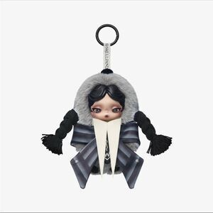 SKULLPANDA X Wednesday Plush (Nevermore Academy Uniform Version)